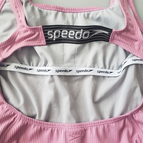Speedo Women's Pink Blush Swimsuit - Picture 3 of 8